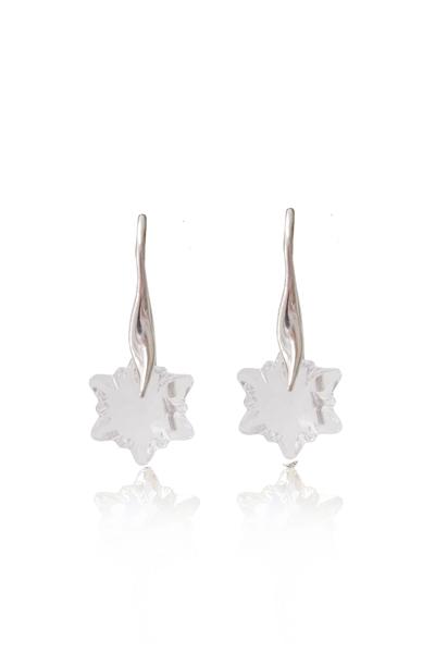 Edelweiss øreringe i Swarovski krystal - Jubilæumstilbud
