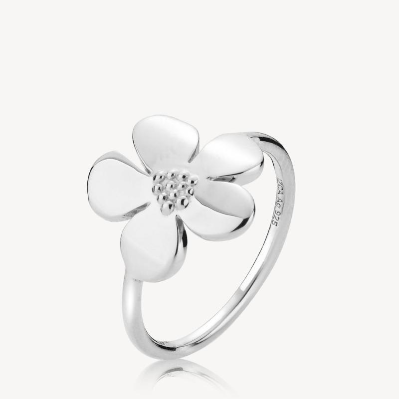 Sølv Pansy Ring ølv 50 - Izabel Camille Fingerringe  - 5710143101285