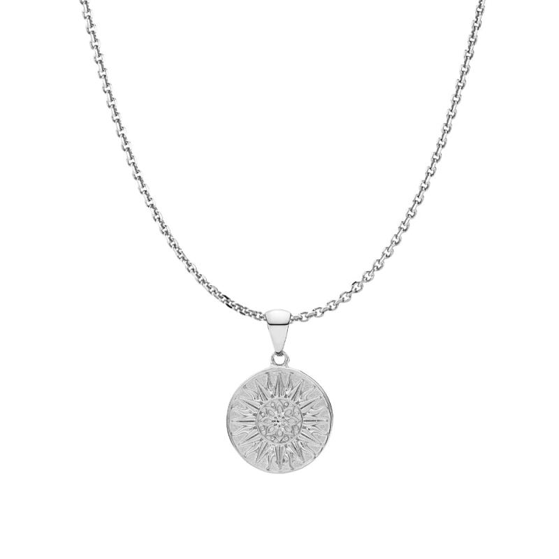 Sølv Frida Halskæde Med Vedhæng ølv 50 55 - Izabel Camille Halskæder  - 5710143083451