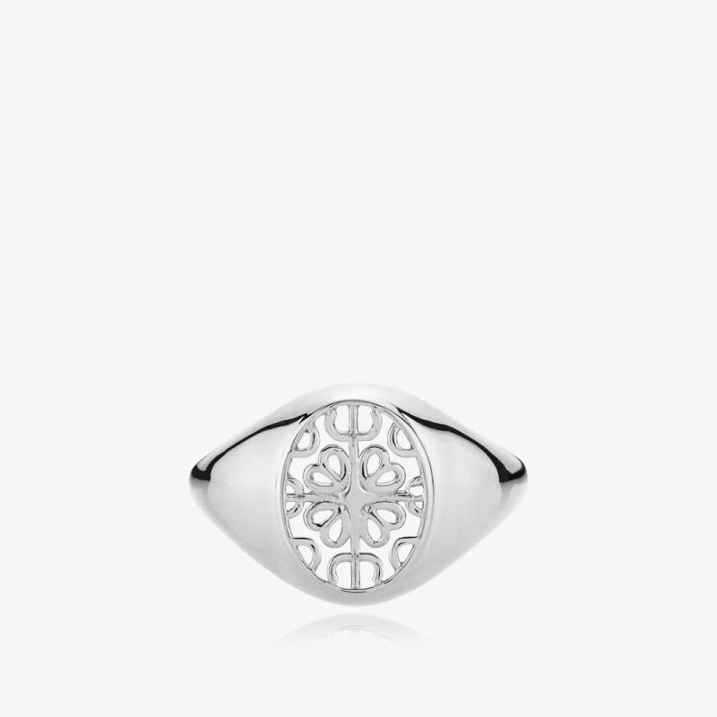 Bæredygtig Sølv Balance Ring i Genanvendt Sølv – Stilfuldt Valg