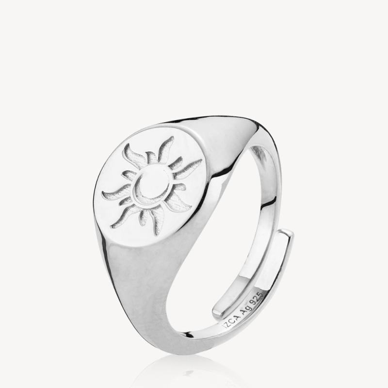 Sølv Universe Ring - Justerbar Ring i Sterlingsølv