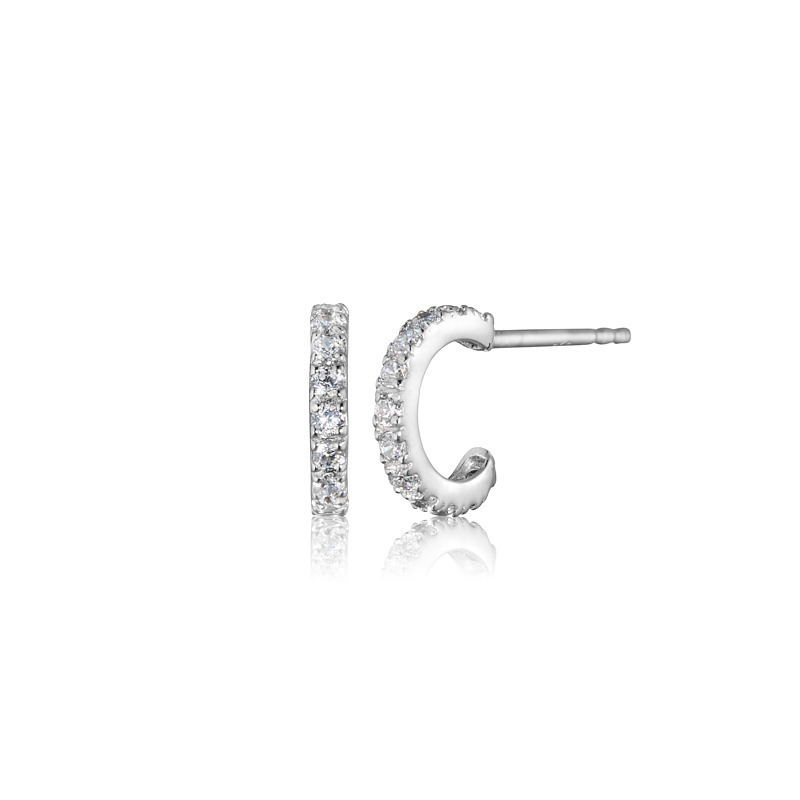 Ørestikker Sølv Med Zirkoner - Blicherfuglsang Ørestikkere