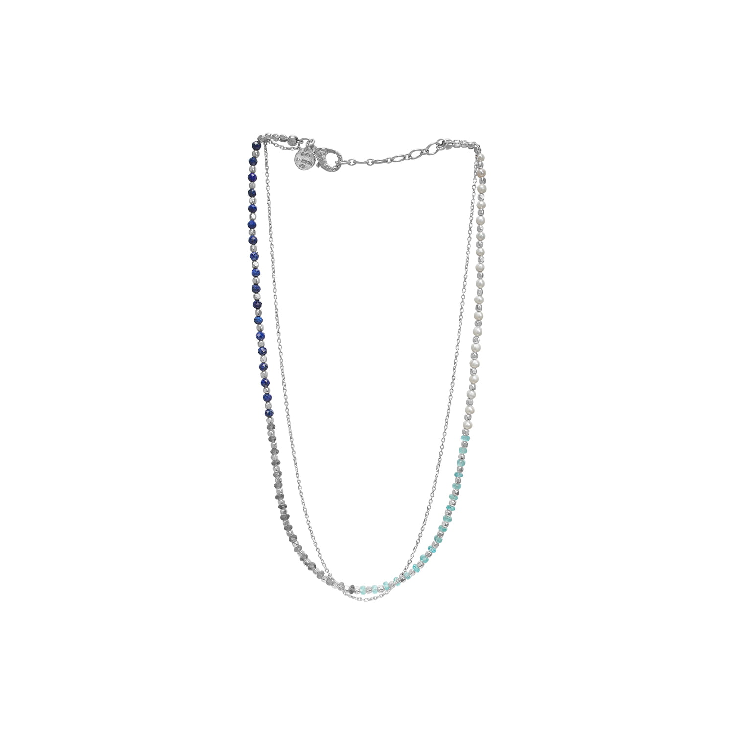 Nanna Ocean Blue Pearl Halskæde – Fantastisk tilbud!