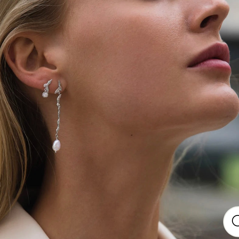 Sølv Fairy Lang Ørering - Izabel Camille Øreringe