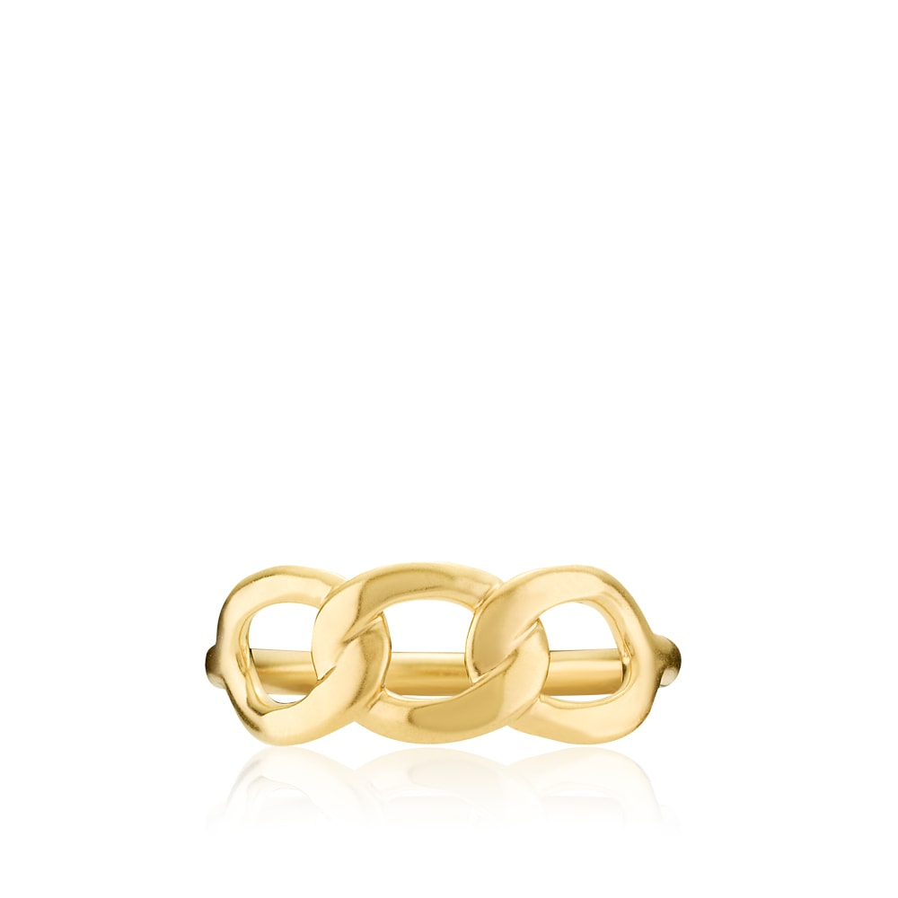 Forgyldt Sofie Schwartz Ring i Genbrugssølv - Black Friday Tilbud!