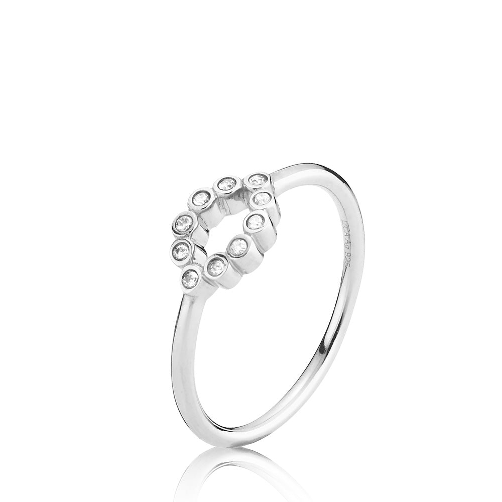 Sølv Leonora Ring - Izabel Camille Fingerringe  - 5710143094488