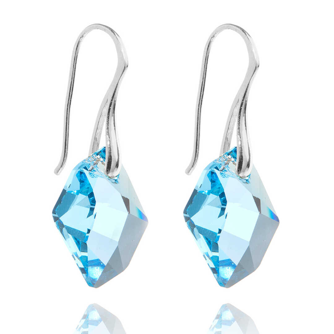 Arctic øreringe Aquamarine Sølv - Øreringe