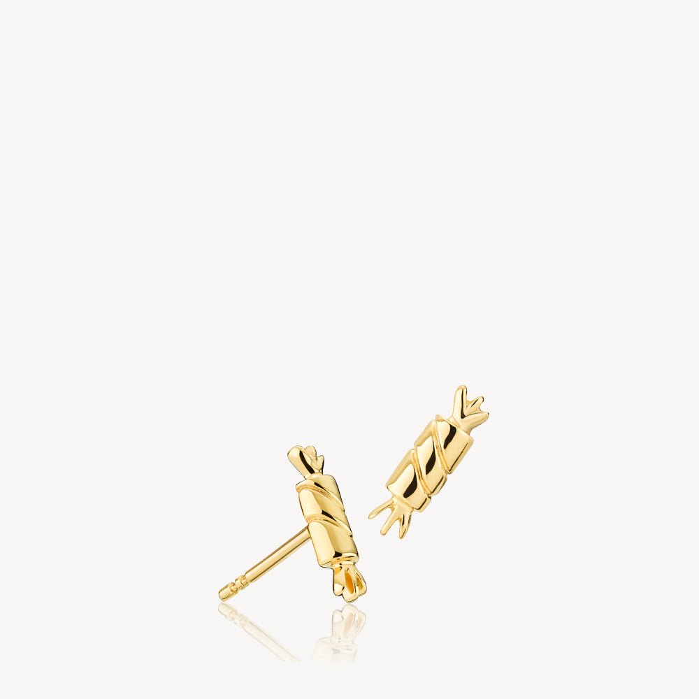 Guld Frederikke Wærens Sistie Karamel ørestikker Forgyldt Par - Sistie Ørestikkere