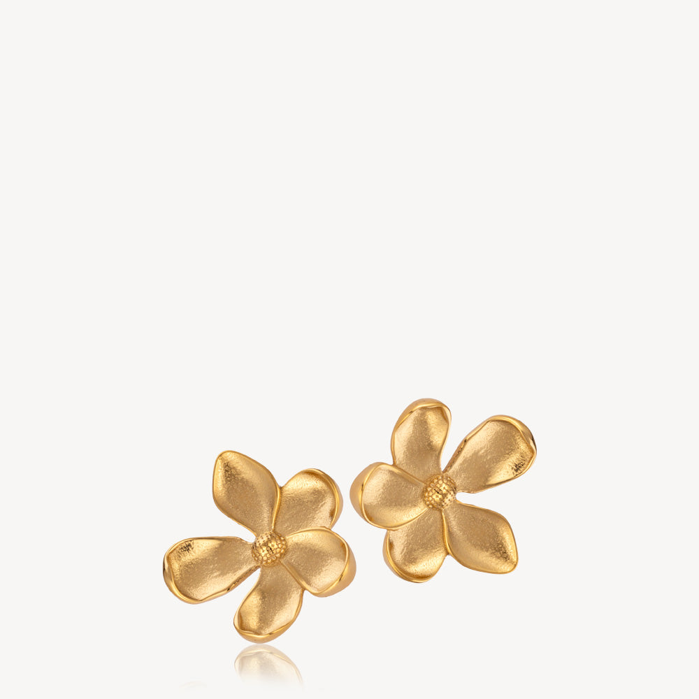Guld Blumie Ørestikker Forgyldt - Sistie2nd Øreringe