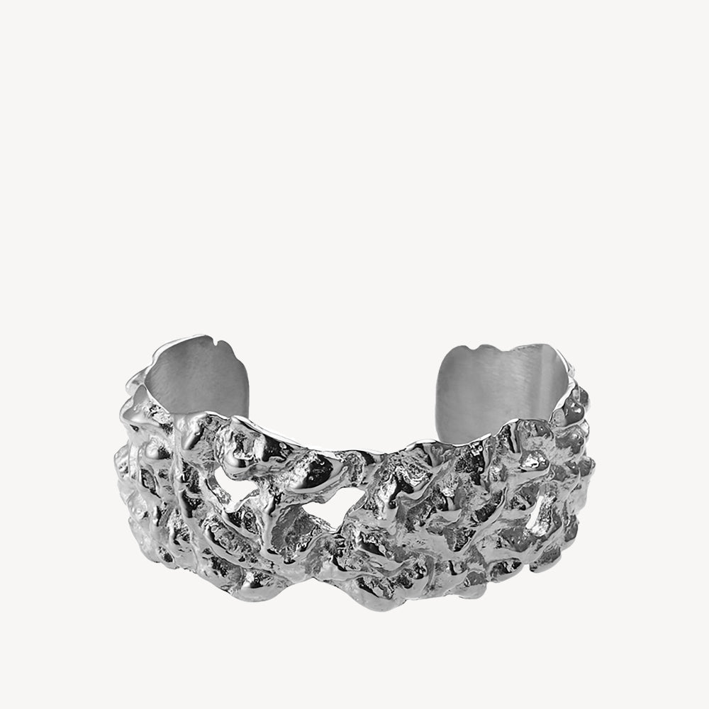 Sølv Xenia Sistie 2nd Chunky Armbånd i Rustfrit Stål