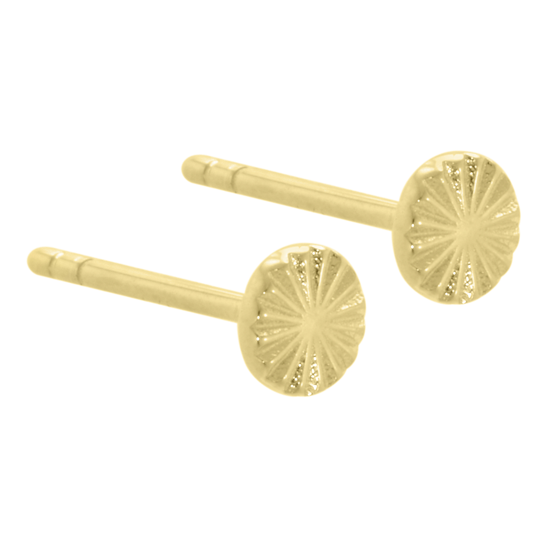 Line Coin Golden - Aqua Dulce Øreringe  - 5740013841218