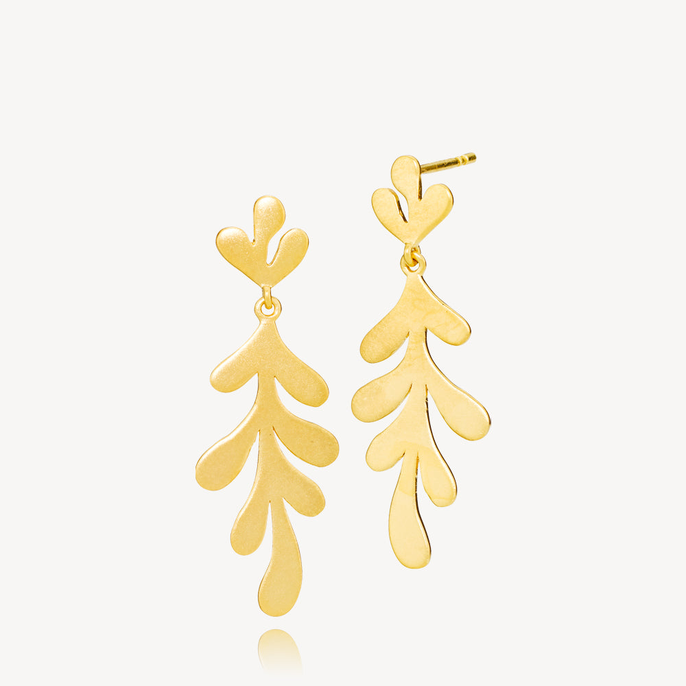 Guld Oaky Forgyldt - Izabel Camille Øreringe  - 5710143103425