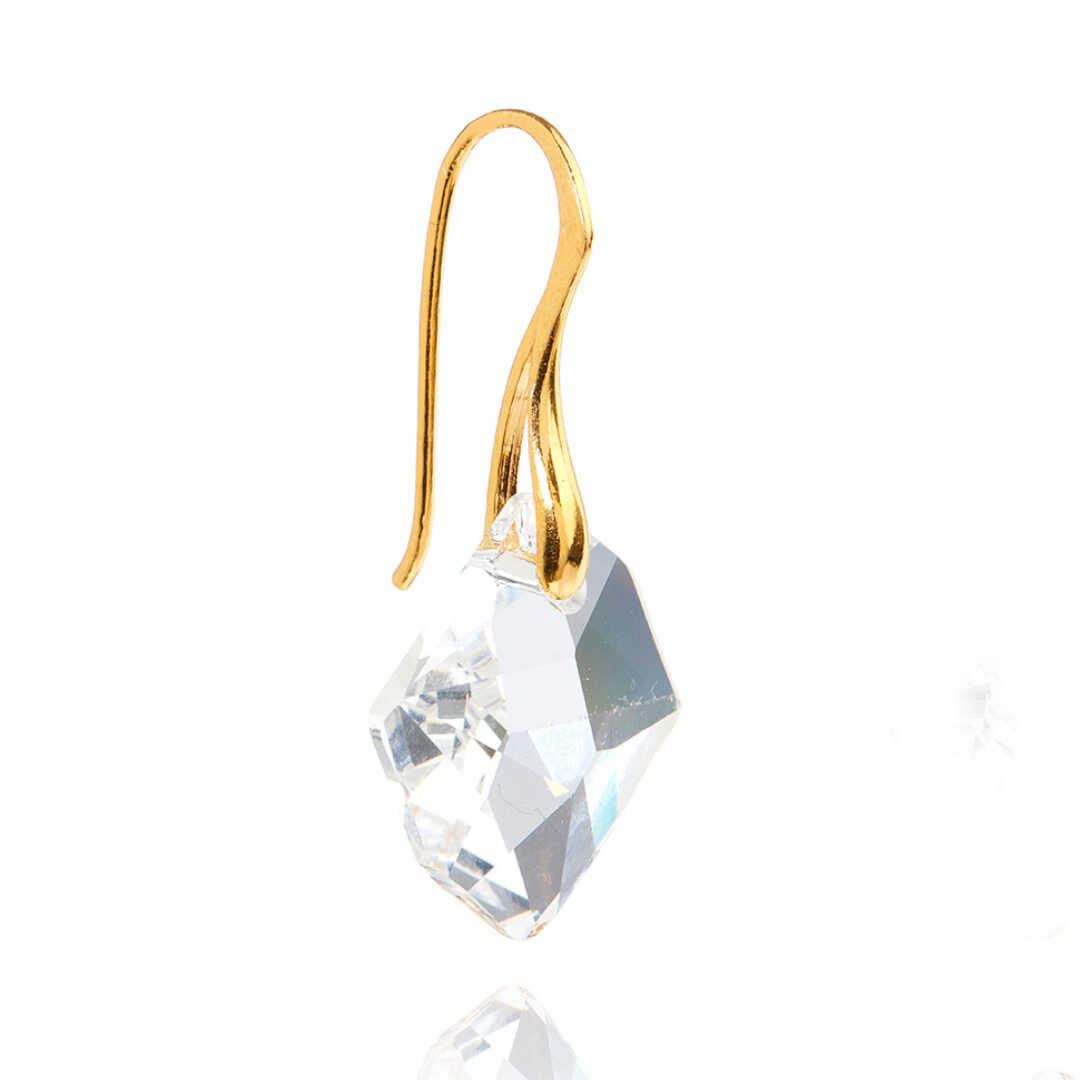 Arctic ørering Crystal Guld - Øreringe