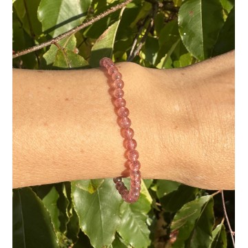 Jordbærkvarts Armbånd - Energifyldt Smykke til Indre Ro