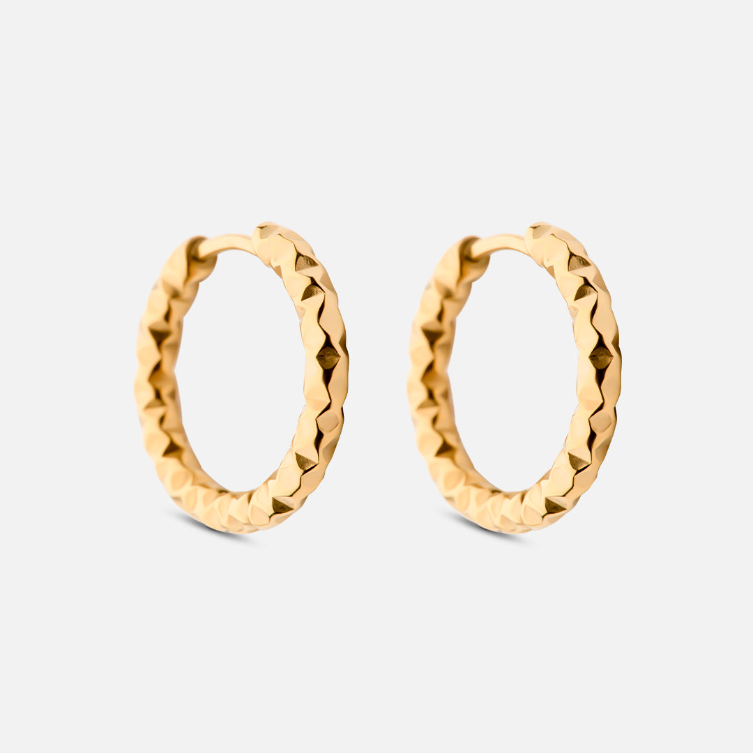 Astra Hoops 18k Guldbelagt 18mm - Josephine Nord Øreringe