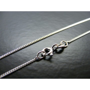 Sølv Panser Halskæde – Elegant Kæde til Vedhæng