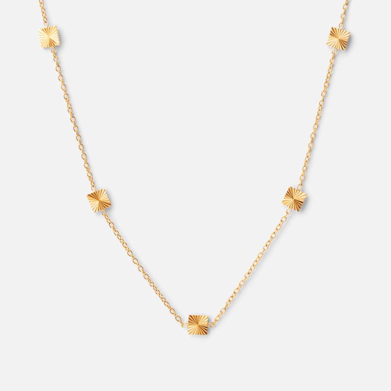 Scattered Sun Halskæde 18k Guldbelagt - Josephine Nord Halskæder
