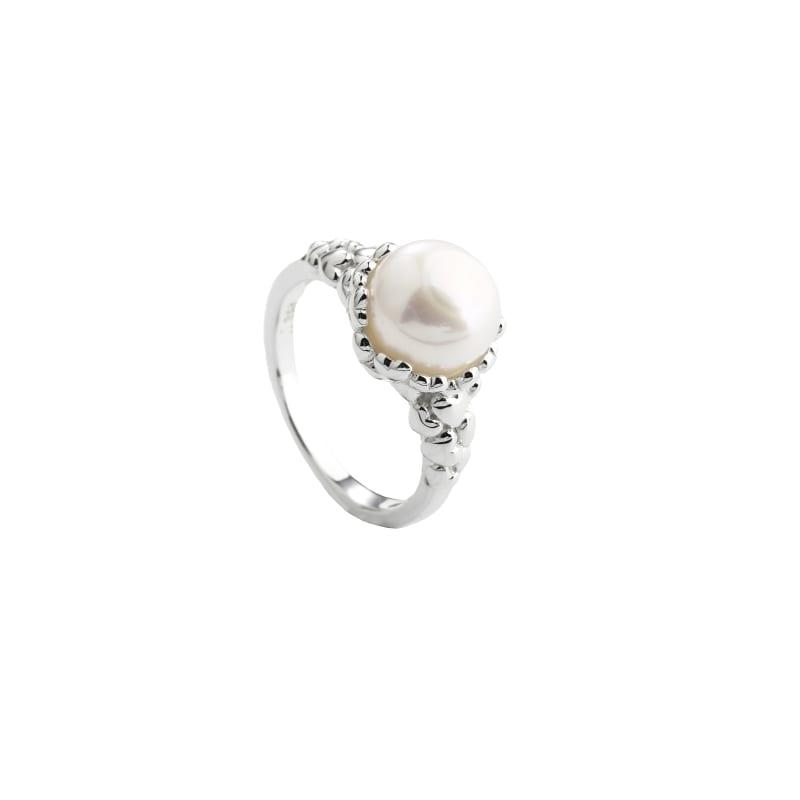 Karla Pearl Ring Silver - Aqua Dulce Fingerringe  - 5715446644316