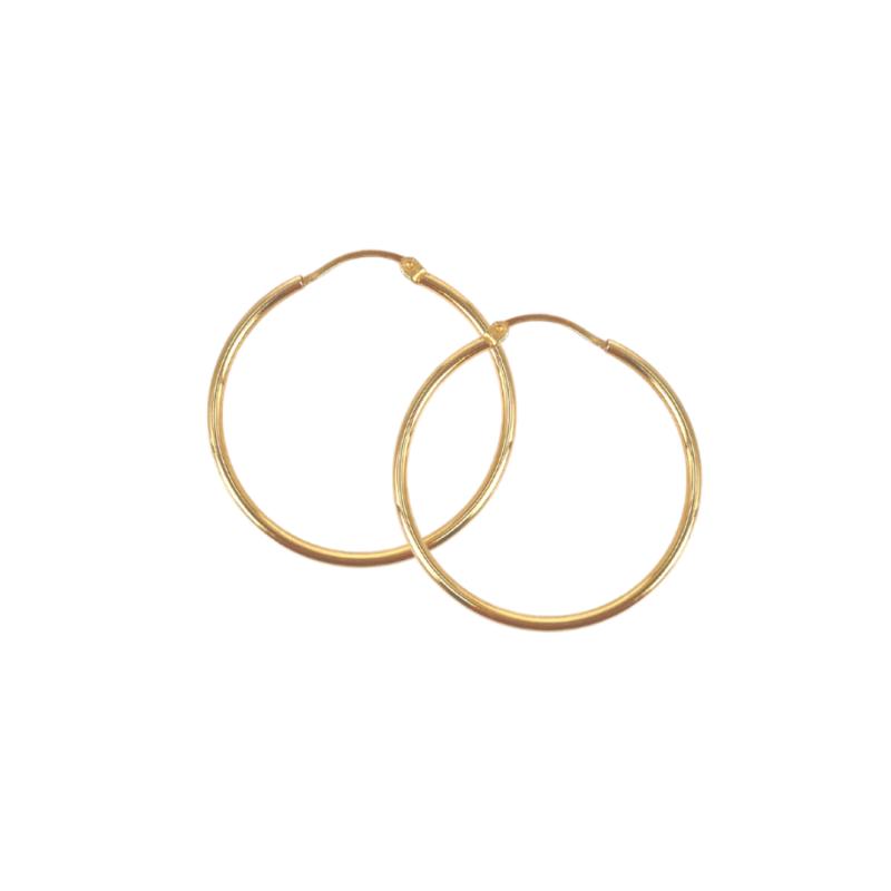 Ana Hoop Golden - Aqua Dulce Øreringe  - 5740013857325