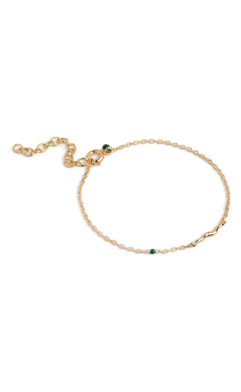Grøn Enamel Copenhagen Armbånd Etta Petrol Green - Armbånd  - 5714274035822