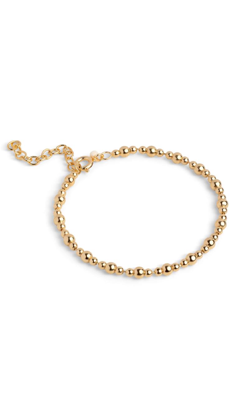 925S/GP Enamel Copenhagen Armbånd Norma Bead Gold Clour - Armbånd  - 5714274035846