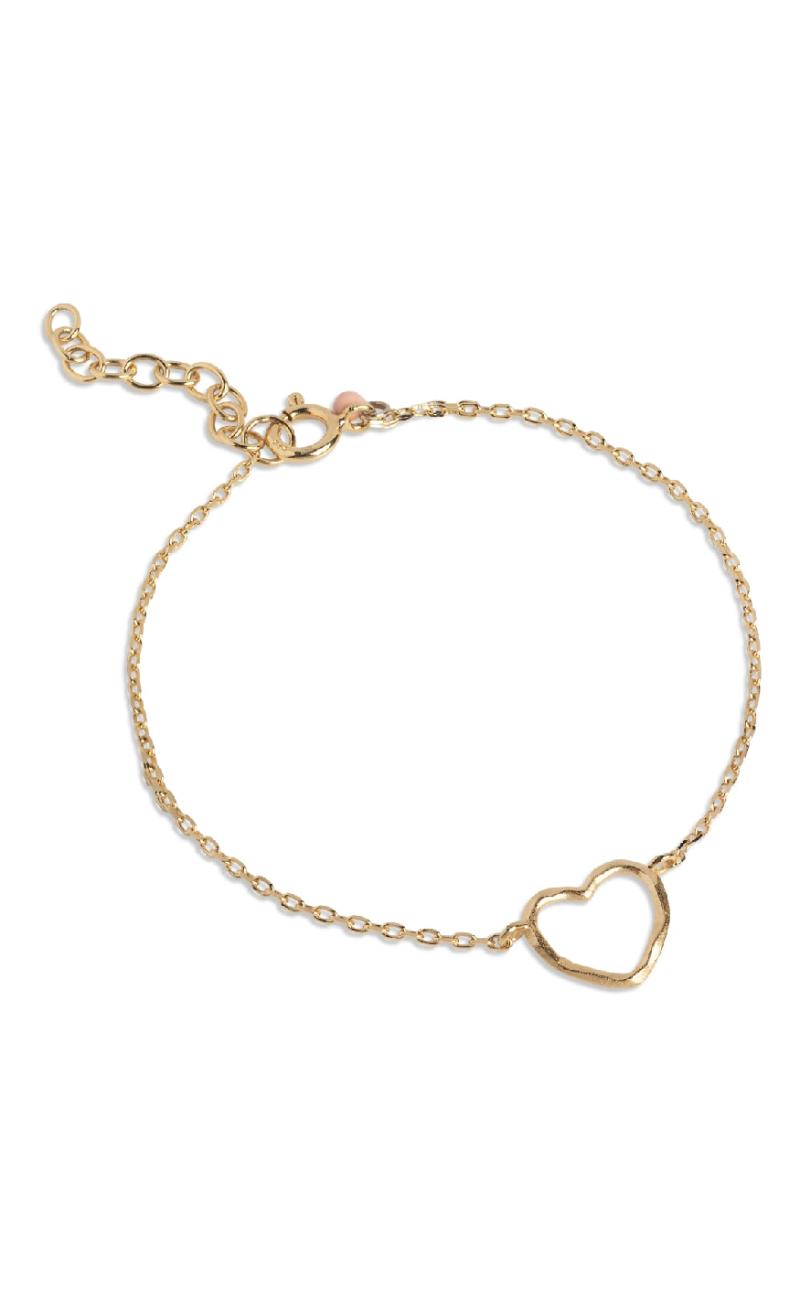 925S/GP/M Enamel Copenhagen Armbånd Organic Heart Gold Colour - Armbånd  - 5714274025137