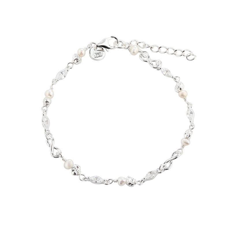 Hvid White Garden Bracelet Silver - Aqua Dulce Armbånd  - 5740013859671