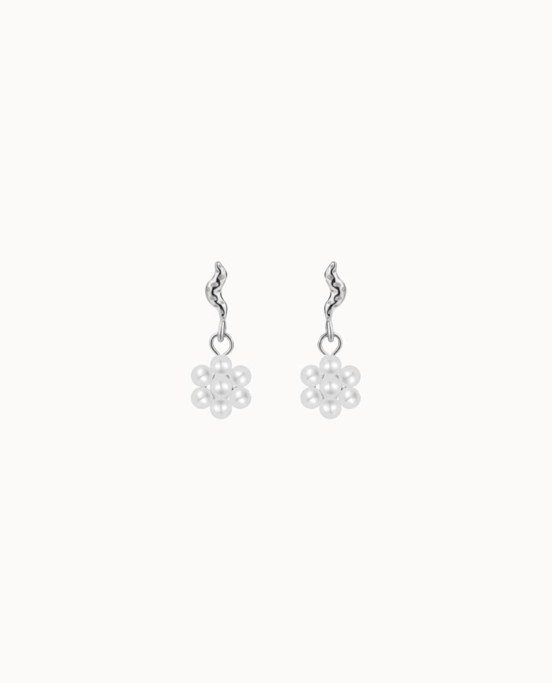 Camelia Earrings Sølv - Nava Copenhagen Øreringe  - 05715461006182