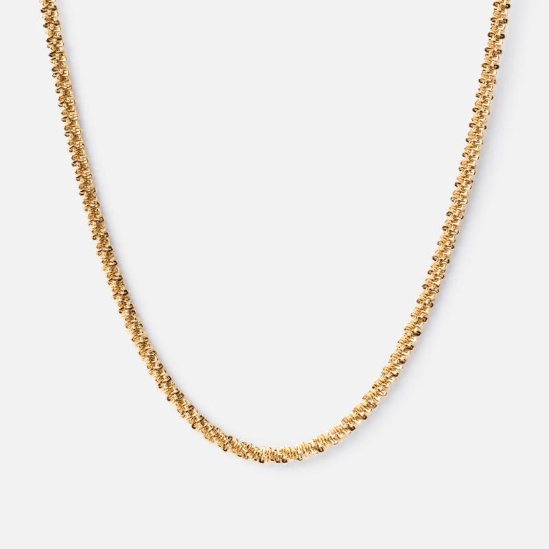 Curl Halskæde 18k Guldbelagt 4mm - Josephine Nord Halskæder