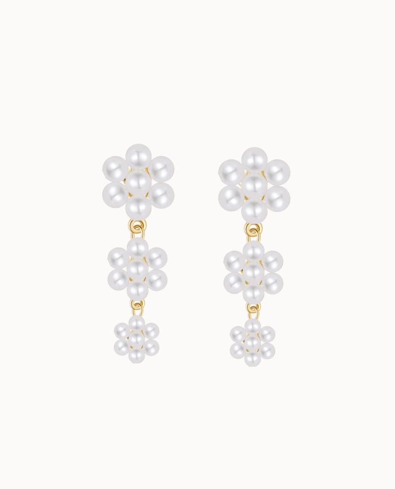 Dalia Earrings Forgyldt - Nava Copenhagen Øreringe  - 05715461006205