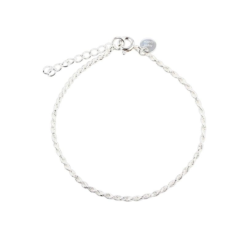 Rope Bracelet Silver - Aqua Dulce Armbånd  - 5740013860158