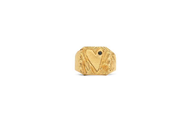 Guld Heart Box Ring - Ix Studios Fingerringe  - 5714534024665