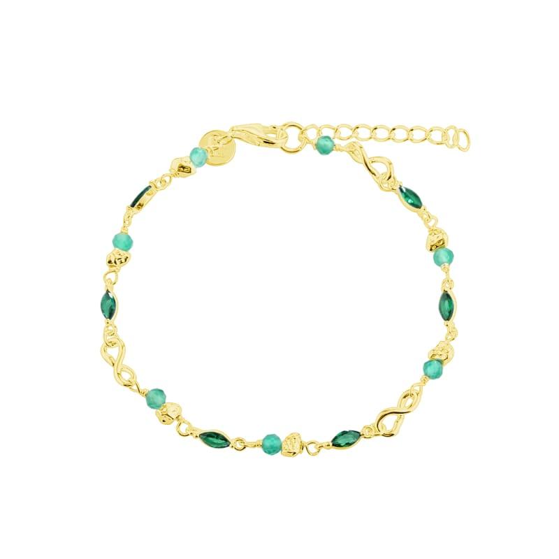 Grøn Green Garden Bracelet Golden - Aqua Dulce Armbånd  - 5740013859763