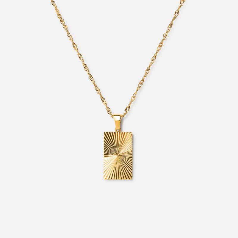 Sun Halskæde 18k Guldbelagt - Josephine Nord Halskæder