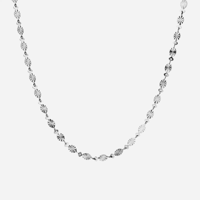 Sunset Halskæde Sølvfarvet - Josephine Nord Halskæder