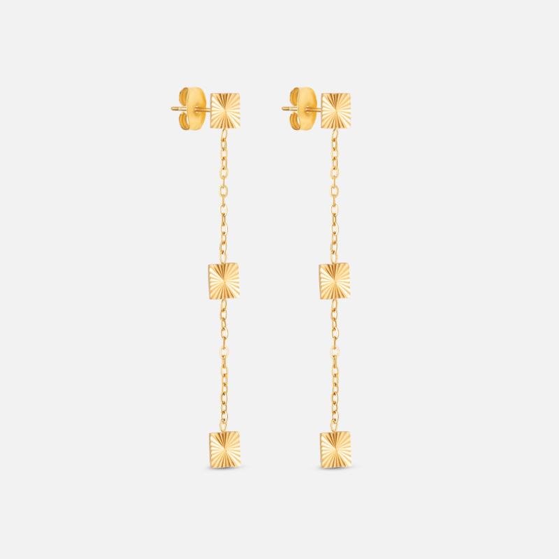 Scattered Sun 18k Guldbelagt - Josephine Nord Øreringe