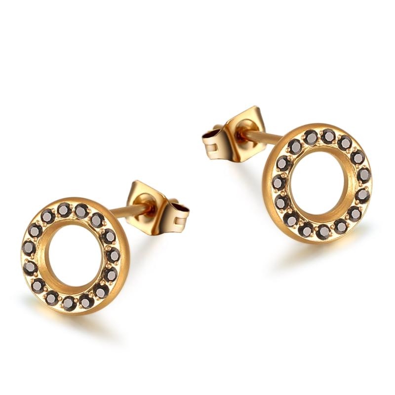 Annebrauner Circle Open - Icebykranz Øreringe  - 2001649797472