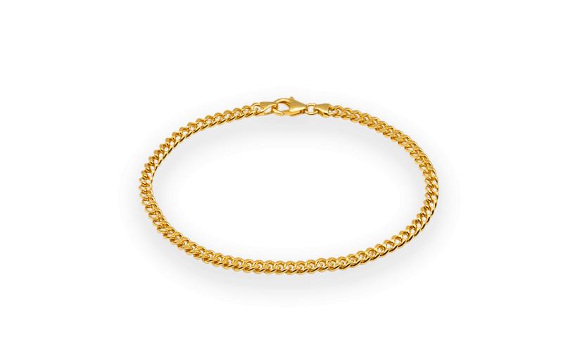 Guld Curb Bracelet - Ix Studios Armbånd  - 5714534000584
