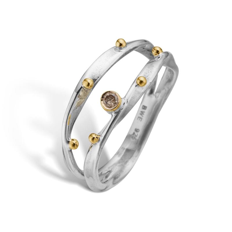 Lotus Duo Ring - Bybirdie.dk Fingerringe