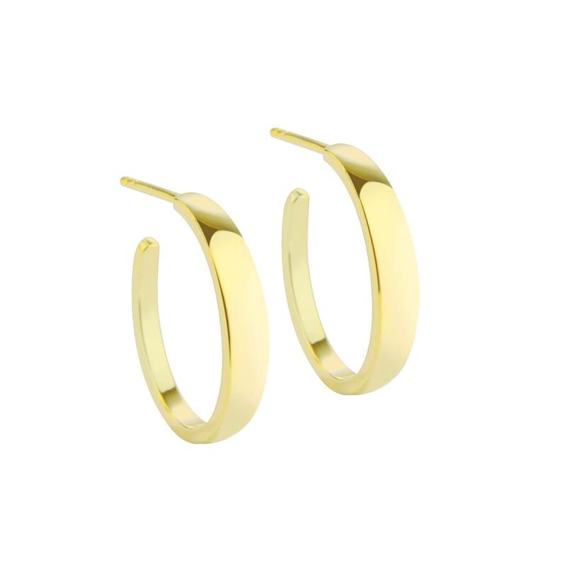 Hoop Shiny Golden - Aqua Dulce Øreringe  - 5740013852634