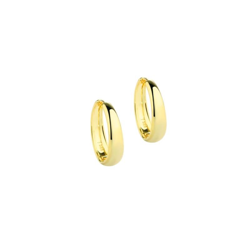 Emma Hoop Golden - Aqua Dulce Øreringe  - 5740013852993