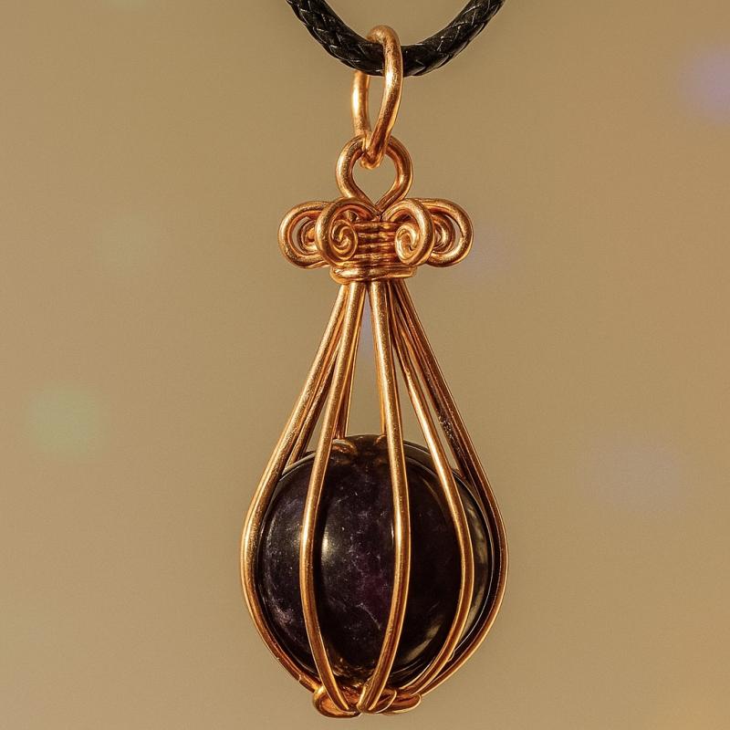 Ametyst Kugle Vedhæng - Ametyst Halskæder