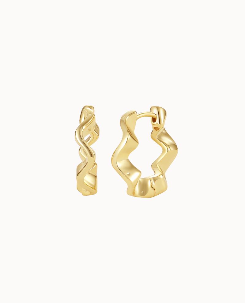 Adriana Earrings Forgyldt - Nava Copenhagen Øreringe  - 5715461011001