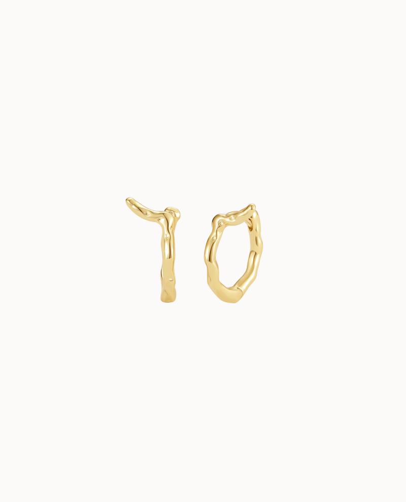 Arista Earrings Forgyldt - Nava Copenhagen Øreringe  - 5715461010943
