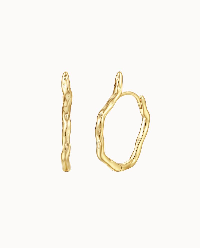 Attina Earrings Forgyldt - Nava Copenhagen Øreringe  - 5715461010981
