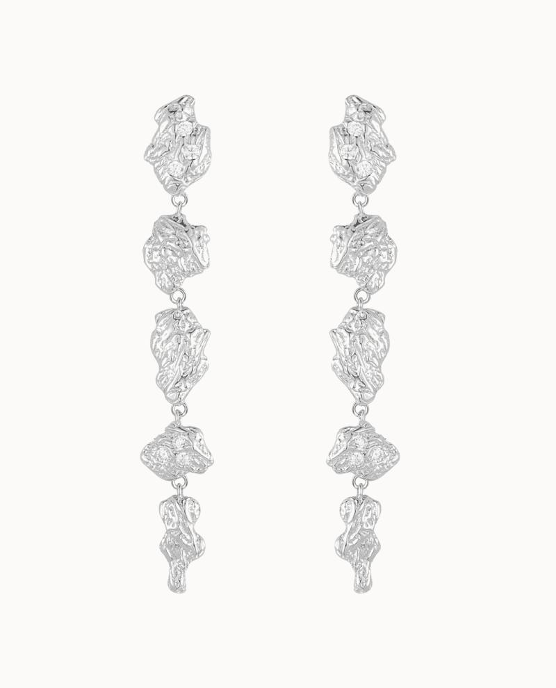 Azar Earrings Sølv - Nava Copenhagen Øreringe  - 05715461007172
