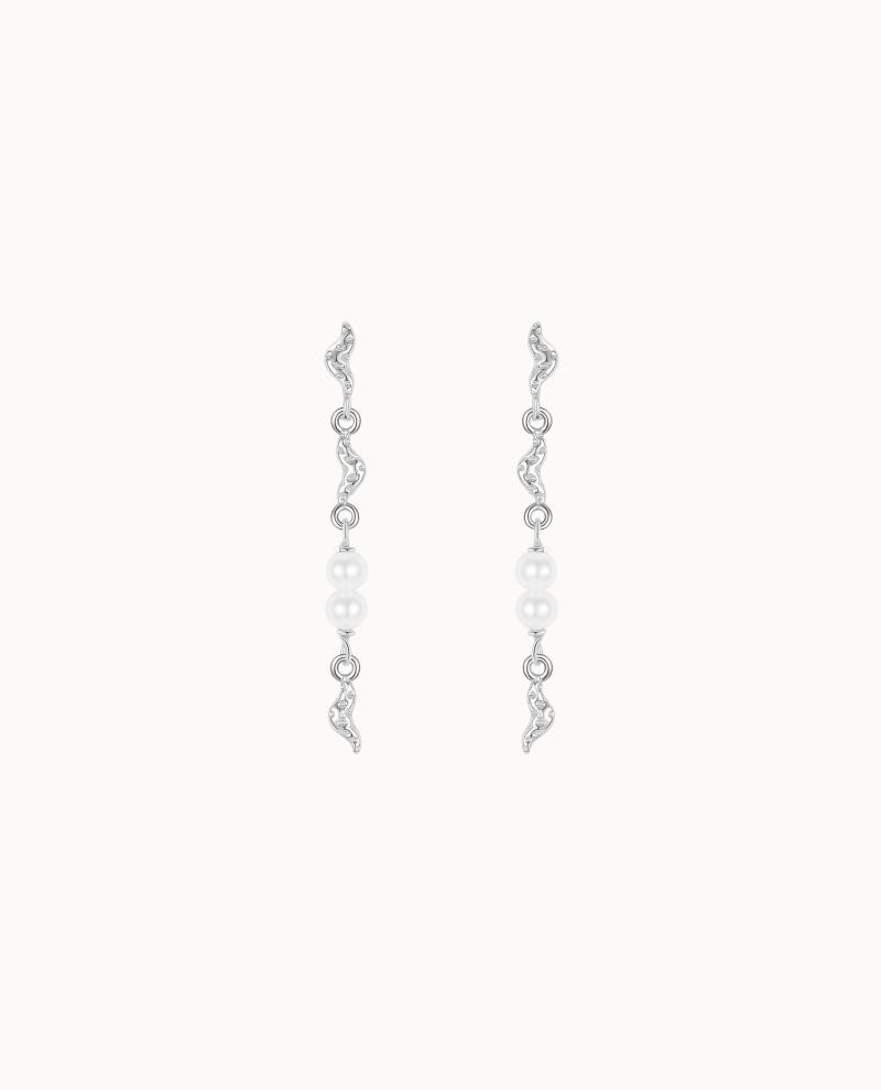 Blaine Earrings Sølv - Nava Copenhagen Øreringe  - 5715461010752,0