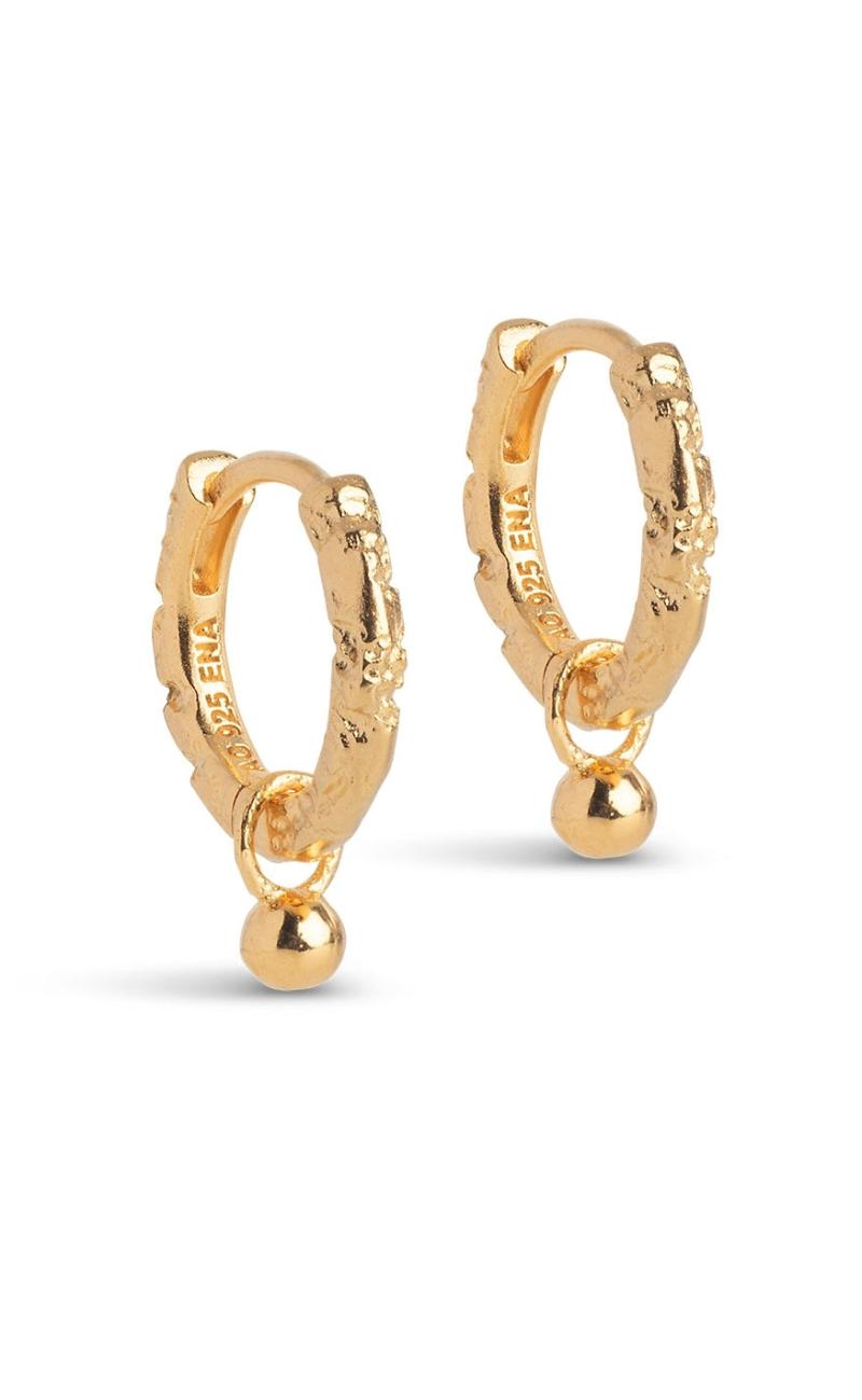 925S/GP Enamel Copenhagen Belle Gold Colour - Øreringe  - 5714274036256