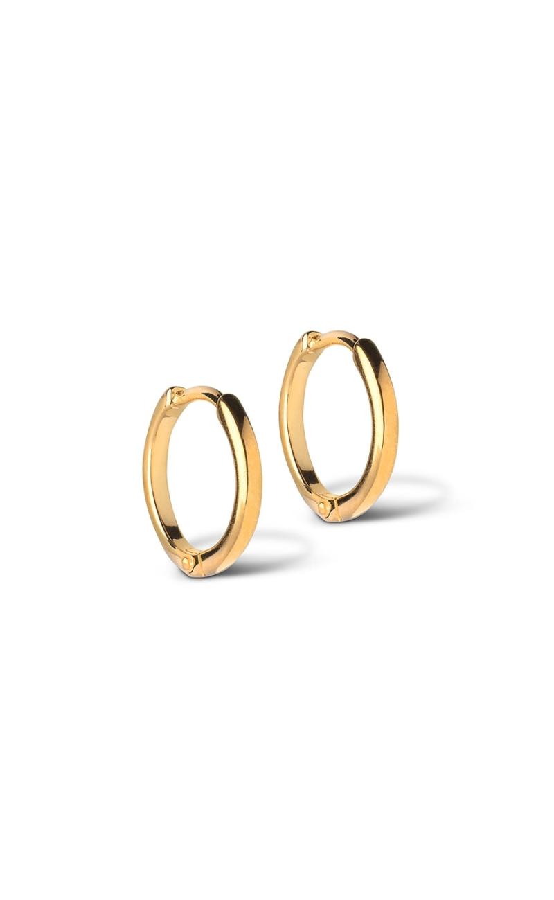 Guld Colour Enamel Copenhagen Classic Hoops Gold Colour - Øreringe  - 5714274014247