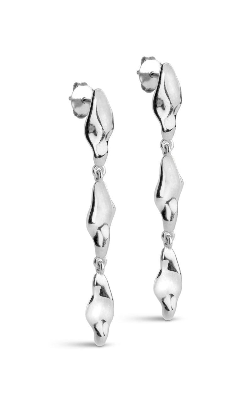 925S Enamel Copenhagen India Medium Silver Colour - Øreringe  - 5714274035983